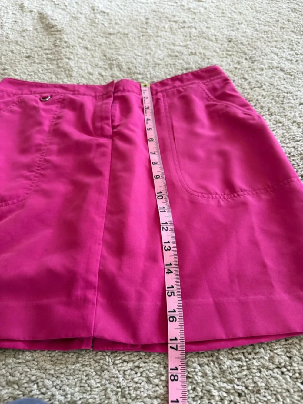 IZOD Golf Bright Pink Ladies Skort - Picture 5 of 7